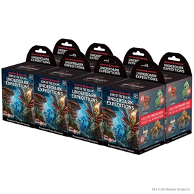 DnD - Return of the Dragons Booster  Brick Display - Icons of the Realms DnD Miniatures (8 Bricks) 